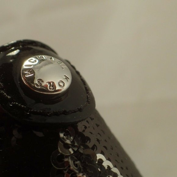 NIB MICHAEL KORS 40R6MFMP3D BLK & SLV PUMP 6.5 - Picture 4 of 8